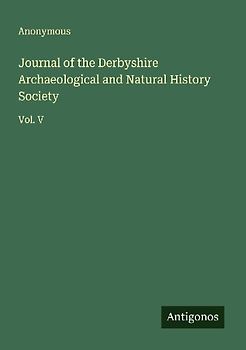 Journal of the Derbyshire Archaeological and Natural History Society