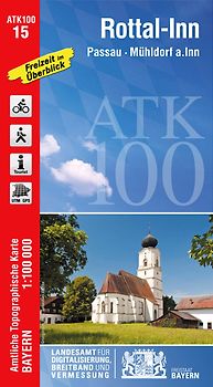 ATK100-15 Rottal-Inn (Amtliche Topographische Karte 1:100000)
