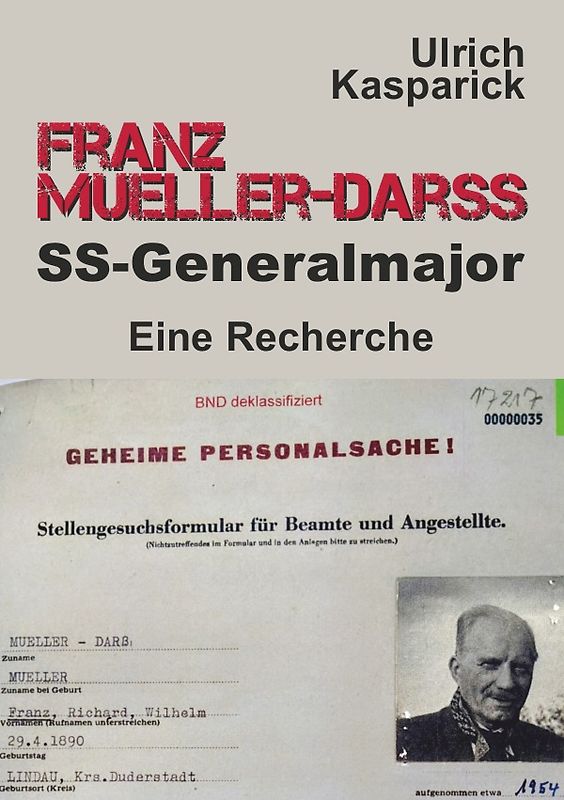 Franz Mueller-Darss, SS-Generalmajor