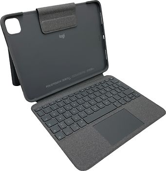 Logitech Folio Touch Keyboard Dock für das iPad Pro 11" 1., 2., 3. und 4. Generation [deutsches Tastaturlayout, QWERTZ] oxford grey