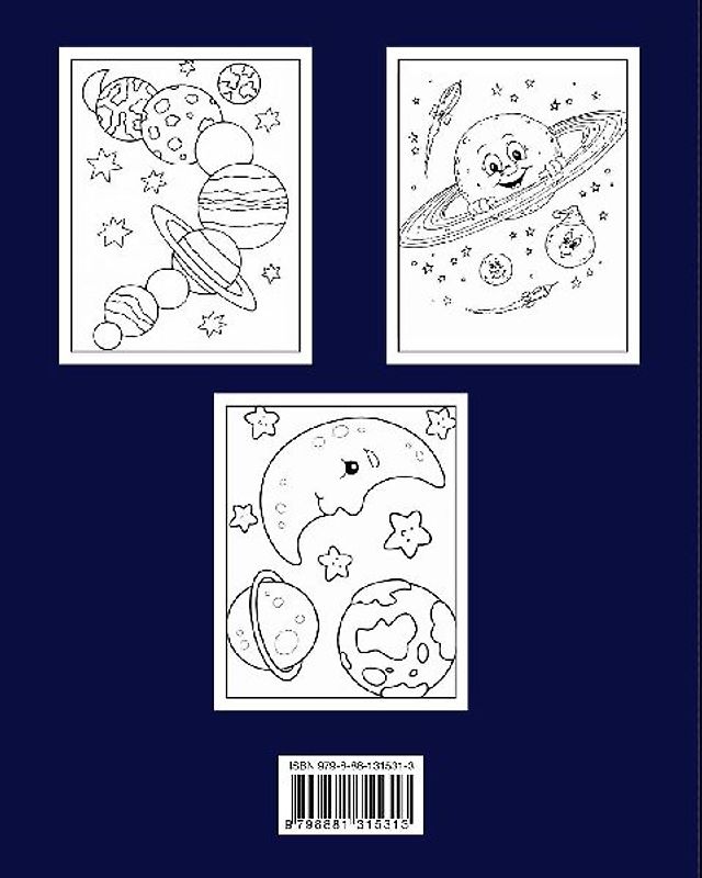 Pianeti Libro da Colorare
