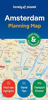 Lonely Planet Amsterdam City Map