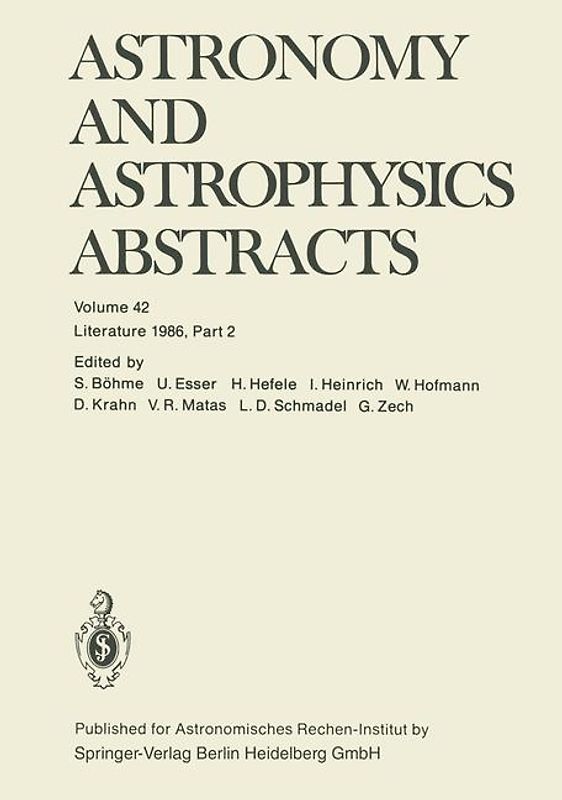 Astronomy and Astrophysics Abstracts