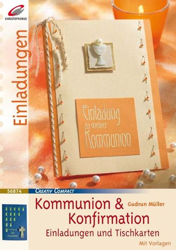 Zur Kommunion & Konfirmation. Einladungen & Tischkarten