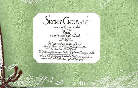 Sechs Choräle von verschiedener Art