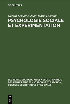 Psychologie sociale et expérimentation