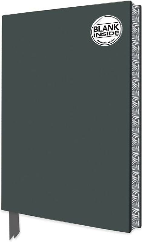 Charcoal Blank Artisan Notebook (Flame Tree Journals)