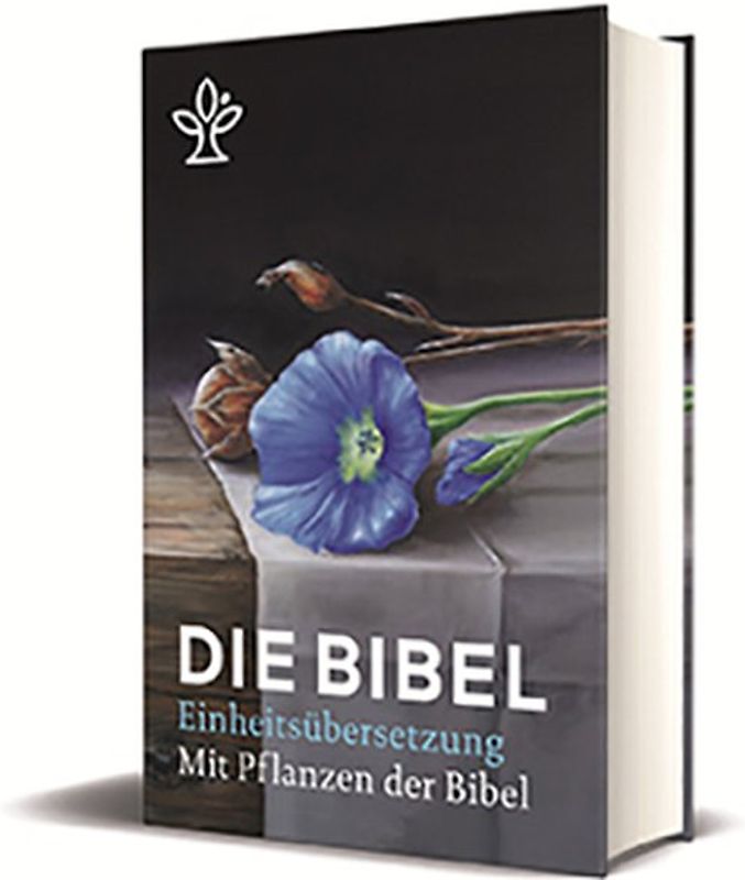 Die Bibel mit Bildern von biblischen Pflanzen