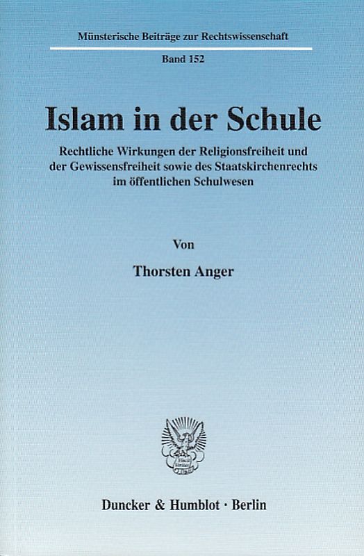 Islam in der Schule.