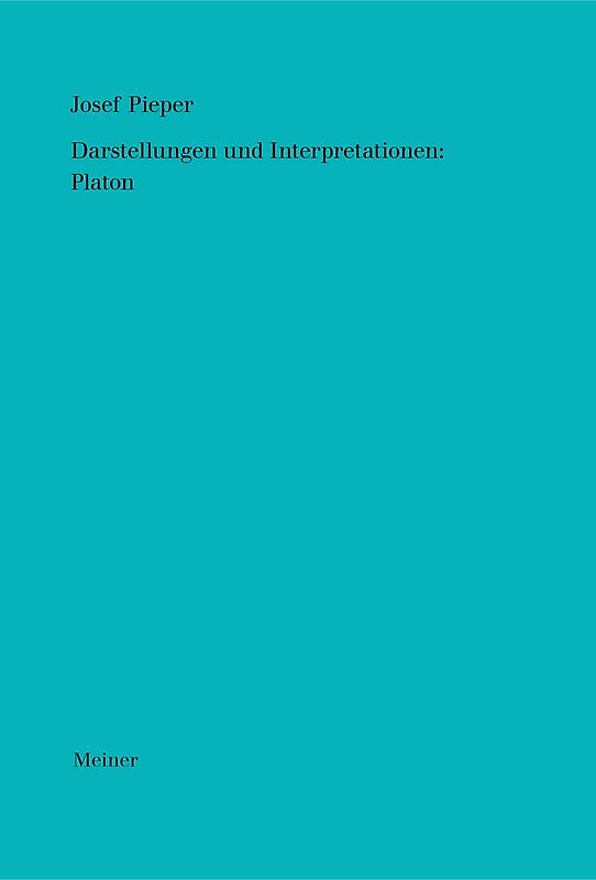 Darstellungen und Interpretationen: Platon