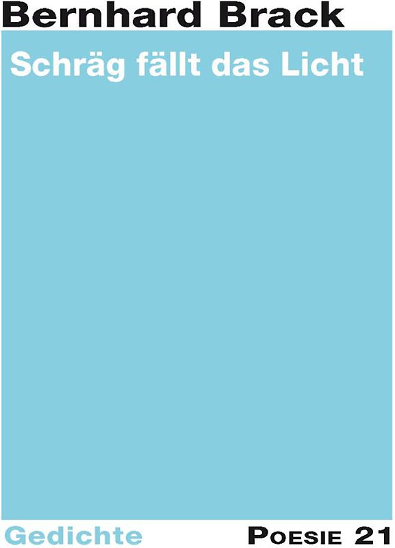 Schräg fällt das Licht