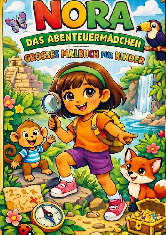 Malbuch, Nora das Abenteuermadchen