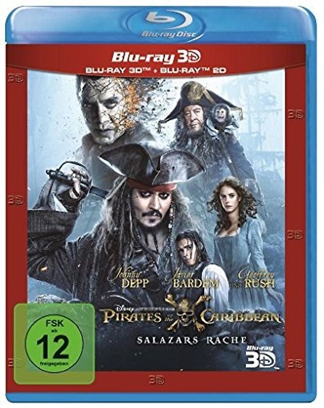 Pirates of the Caribbean 5 - Salazars Rache [inkl. Blu-ray 2D] Blu-ray Disc