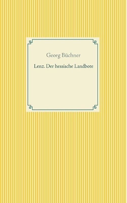 Lenz. Der hessische Landbote