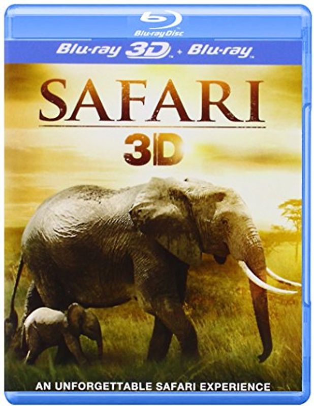 Safari 3D [3D Blu-ray + 2D Version, UK Import] 3D Blu-ray Disc