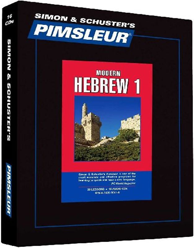 Pimsleur Hebrew Level 1 CD: Learn to Speak and Understand Hebrew with Pimsleur Language Programs (Comprehensive, Band 1) - Pimsleur