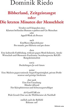 Bibberland, Zeitgeistangst oder Die letzten Minuten der Menschheit