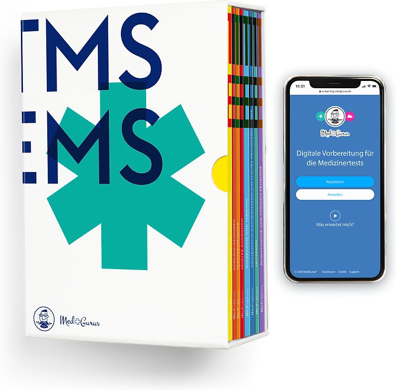 TMS & EMS Vorbereitung 2023 | Erfolgspaket | Kompendium & E-Learning zur Vorbereitung auf den Medizinertest in Deutschland und der Schweiz