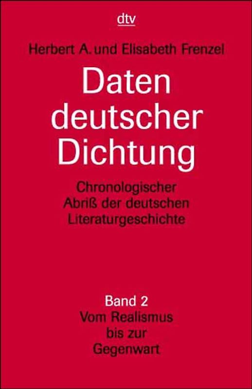 Daten deutscher Dichtung 2