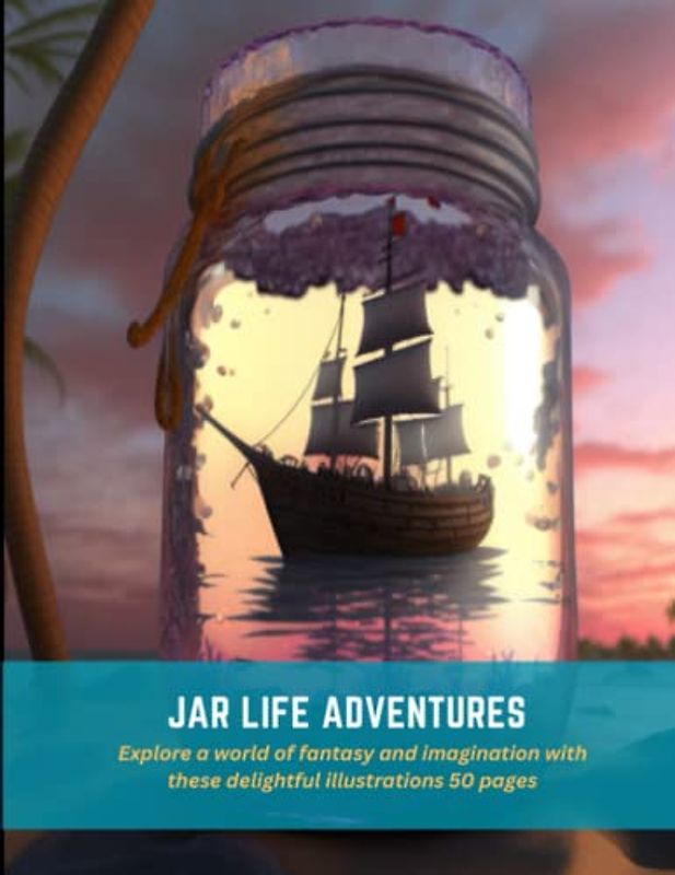 Jar Life Adventures: Explore a world of fantasy and imagination with these delightful illustrations 50 pages