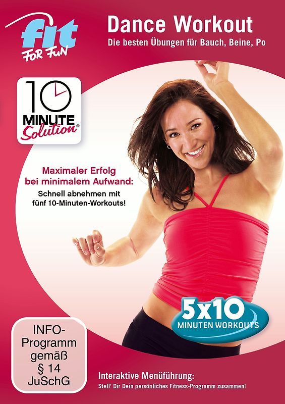 Fit for Fun - 10 Minute Solution: Dance Workout - Bauch, Beine, Po DVD