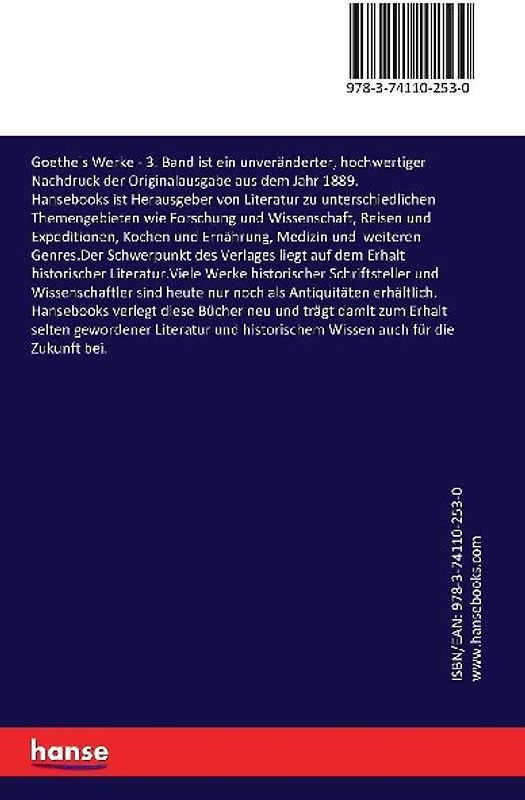 Goethe's Werke