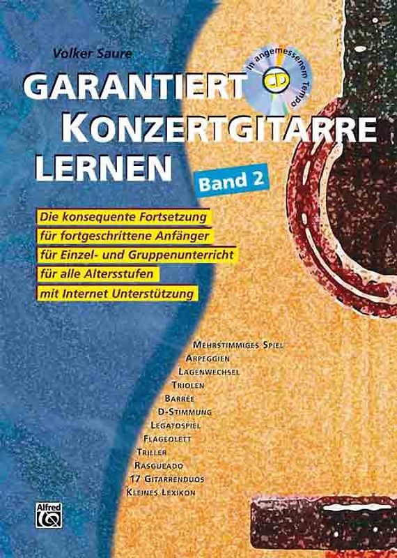Garantiert Konzertgitarre lernen / Garantiert Konzertgitarre lernen Band 2
