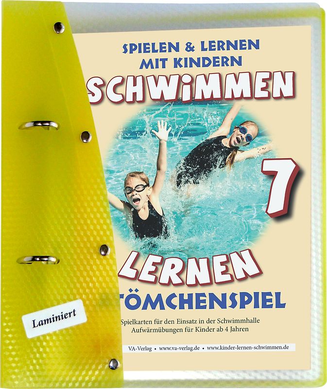 Schwimmen lernen 7: Atömchenspiel/Aufwärmübungen, laminiert