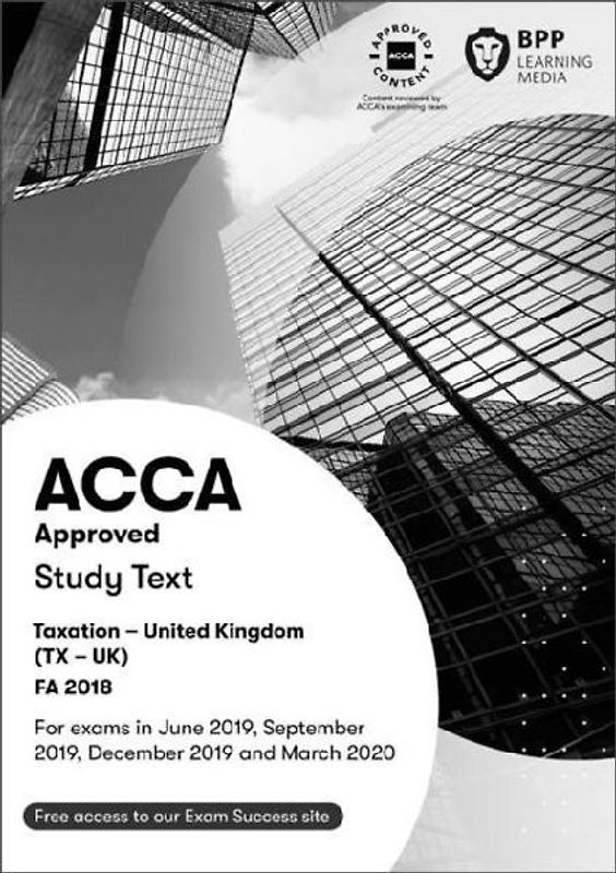 ACCA Taxation FA2018