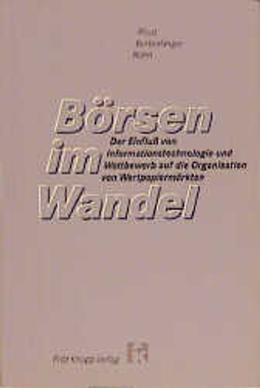 Börsen im Wandel