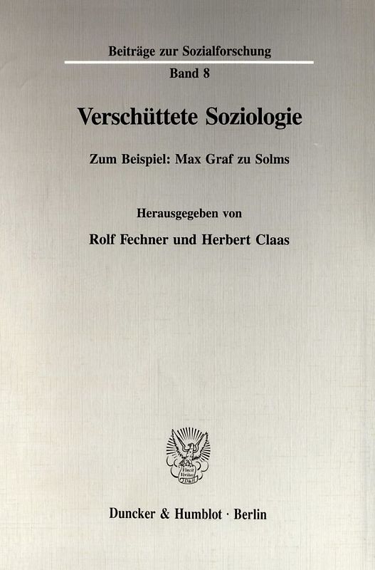 Verschüttete Soziologie.