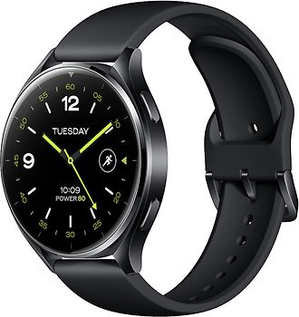 Xiaomi Watch 2 46 mm noir et bracelet en silicone noir [Wi-Fi]
