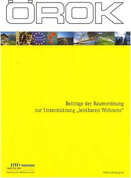 Beiträge der Raumordnung zur Unterstützung „leistbaren Wohnens“