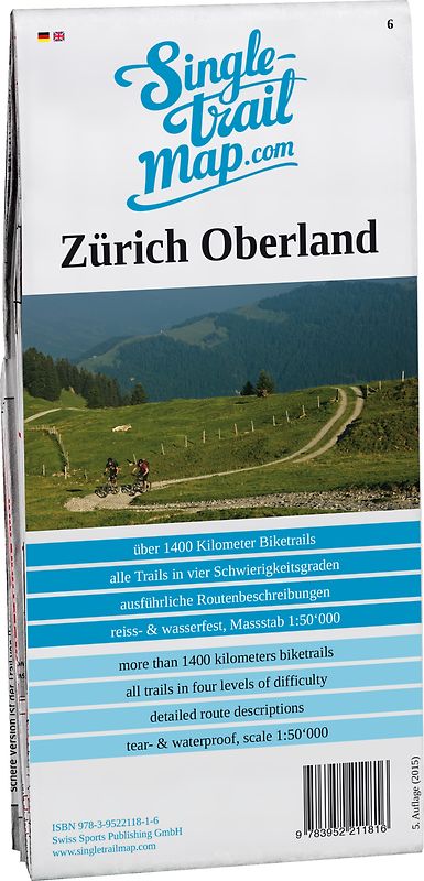 Singletrail Map 006 Zürich Oberland