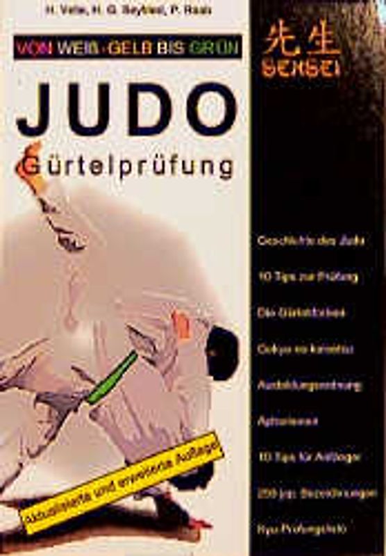 Die Judo-Gürtelprüfung von weiss-gelb bis grün