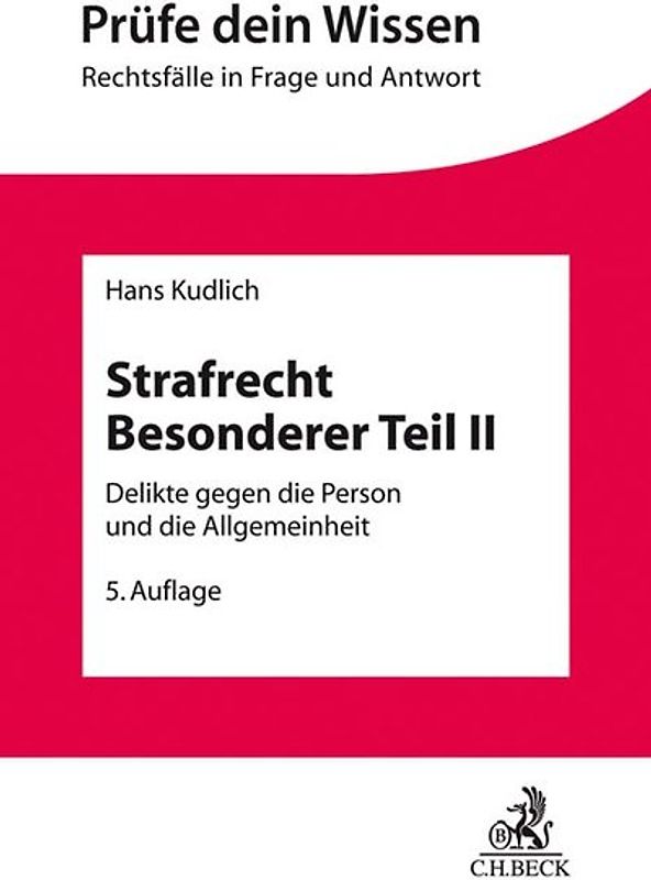 Strafrecht Besonderer Teil II