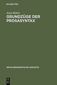 Grundzüge der Prosasyntax