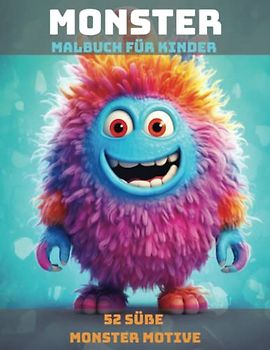 Monster Malbuch für Kinder: 52 wunderschöne Motive für kreative Entwicklung und verbesserung der Feinmotorik