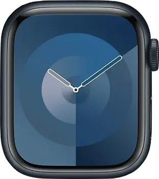 Apple Watch Series 9 45 mm Boîtier aluminium minuit [Wi-Fi + Cellulaire]