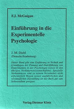 Einführung in die experimentelle Psychologie / Einführung in die experimentelle Psychologie