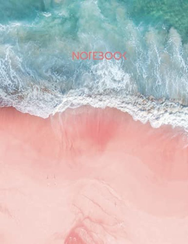 Ocean Notebook PAPERBACK - Size (8.25 x 11 inches) 120 Pages: Lined Paper: Beach Journal for writing notes, feelings, notes, self care routine, manifestation and spirituality