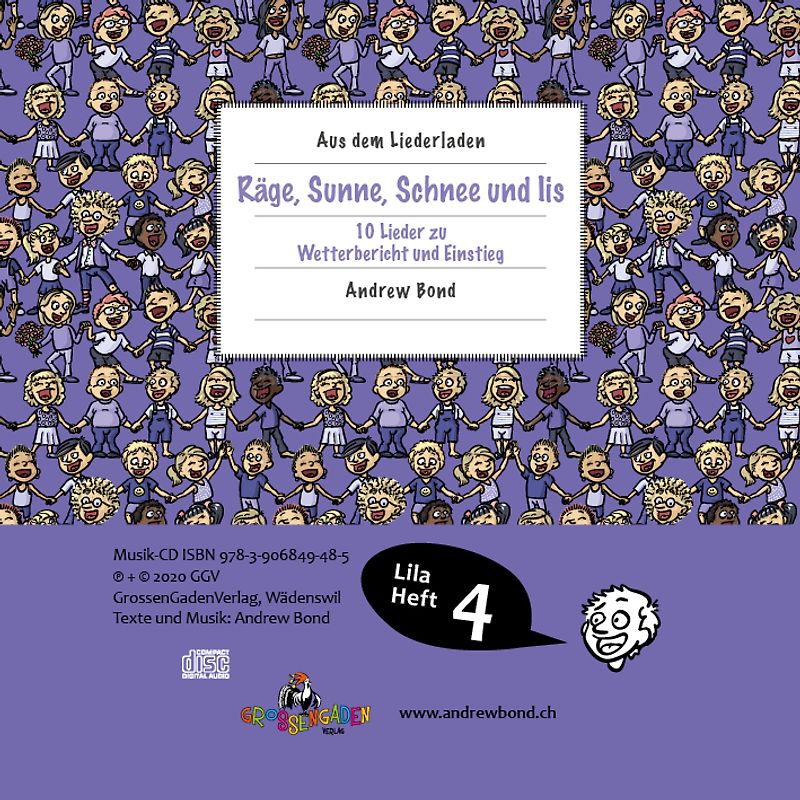 LILA04 Räge, Sunne, Schnee und iis, CD