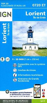 Lorient Ile de Groix 1:25 000