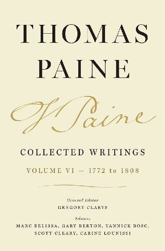 Thomas Paine Collected Writings, Volume 6