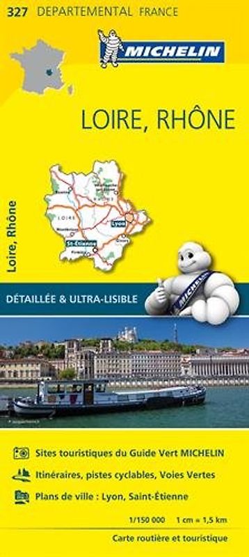 Carte Loire, Rhône Michelin