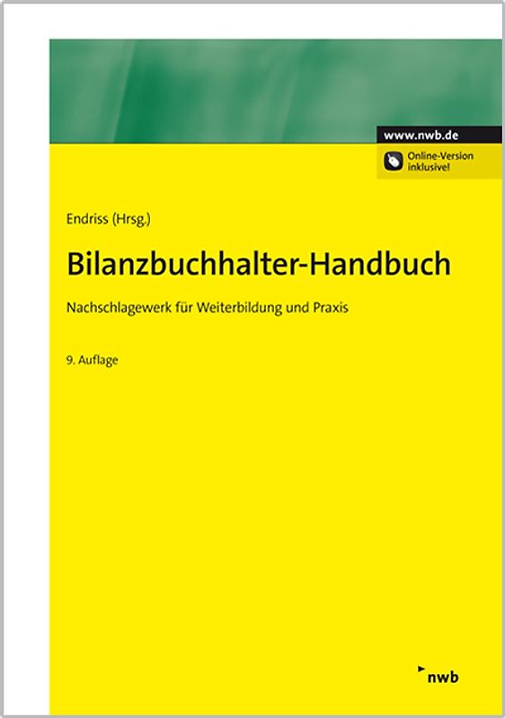 Bilanzbuchhalter-Handbuch. Nachschlagewerk für Weiterbildung und Praxis.