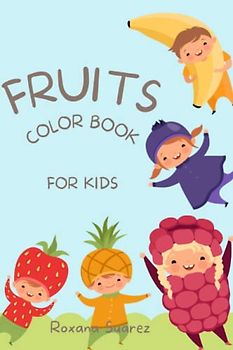 Fruits. Color book for kids.