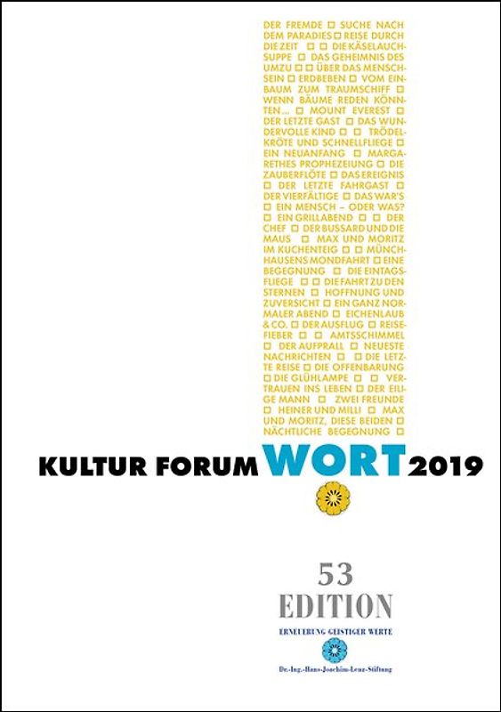 Kultur Forum Wort 2019