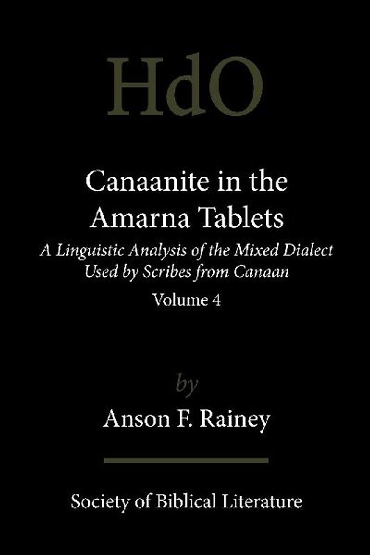Canaanite in the Amarna Tablets