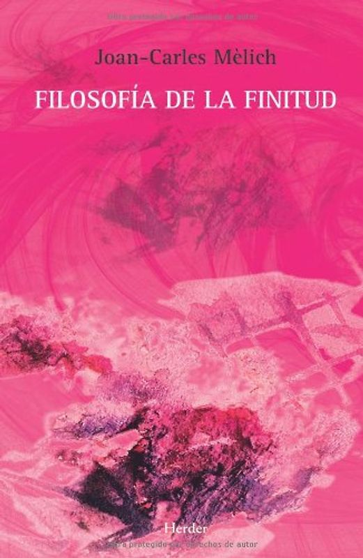 Filosofía de la Finitud - Mèlich, Joan-Carles